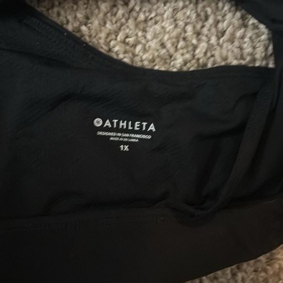 Athleta Black Exhale Bra Size 1X - Picture 3 of 3